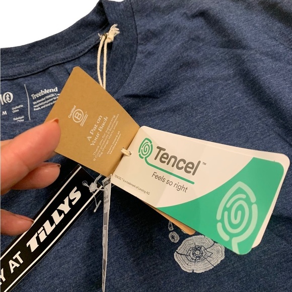 Tillyβs Treeblend | New Tee Bear Paw Mountains Trees With Tags NWT Size Medium - Picture 8 of 10